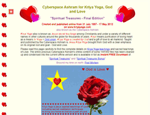 Tablet Screenshot of kriyayoga.com